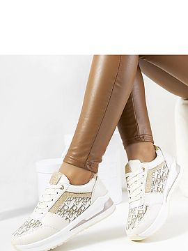 Sneakers Solea  Aloisia sneakers are stylish beige shoes, perfect for summer. Made of high-quality materials, they provide comfort and ease of wearing. They