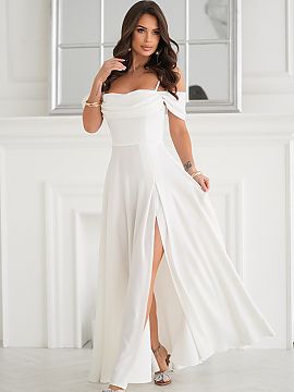 Long dress Bicotone