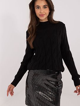 Jumper AT  This women\'s sweater is the perfect choice for those who appreciate a casual style with a touch of refinement. The varied texture of the ma