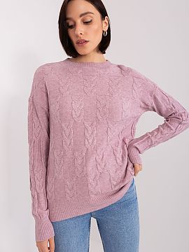Jumper AT  A women\'s sweater put on over the head is a perfect choice for everyday wear. The classic round neckline and long sleeves provide comfort a