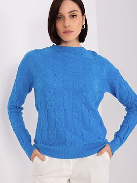 Jumper AT  A women\'s sweater put on over the head is a perfect choice for everyday wear. The classic round neckline and long sleeves provide comfort a