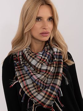 Neckerchief AT  Stylish checkered Arab scarf is the perfect addition to everyday and casual stylizations. Made of soft, pleasant to the touch material, it p