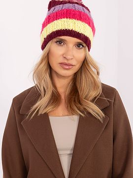Cap AT  This charming winter hat is the perfect choice for cold days. Made of soft and warm material, it provides excellent protection against the c