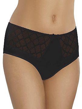 Panties Gabidar   Elegant, full briefs for women.
 - slightly raised top.
 - front decorated with delicate satin bow.
 - insertions from subtle lace at th