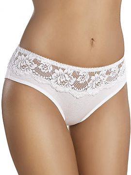 Panties Gabidar  Comfortable, yet very feminine panties with a comfortable belt made of tempting lace in floral patterns. They fit the body perfectly.