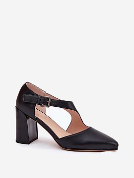 Block heel pumps Step in style