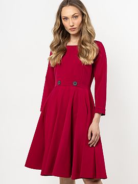 Daydress awama  Classic with a touch of modernity, this dress is the perfect choice for many occasions. The flared silhouette accentuates the figure, provid