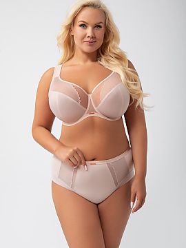 Panties Gorsenia Lingerie  High-waisted figs that combine comfort with subtle elegance. Made of soft, pleasant to the touch microfiber, providing comfort for all day w