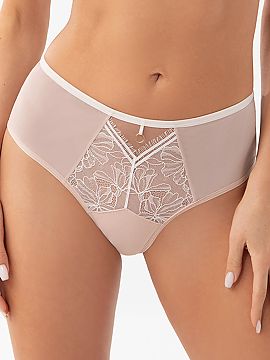 Brazilian style panties Gorsenia Lingerie  Sensual Brazilian-style panties that combine comfort with delicate elegance. Made of flexible tulle, they beautifully fit the silhouette, em