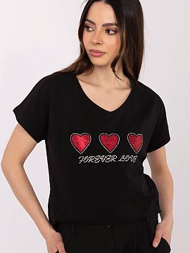 T-shirt Factory Price  Women\'s casual t-shirt is a comfortable and stylish proposition for everyday outings. Made of soft cotton with elastane addition, it ensure