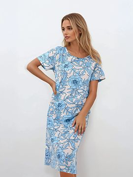 Nightshirt Momenti Per Me  This unique nightgown combines comfort, quality, and subtle style, creating the perfect option for a peaceful and comfortable sleep. Made fr