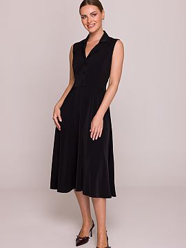 Cocktail dress Stylove  Discover unique elegance and feminine style in this midi dress, designed and sewn with attention to detail in Poland. It is the perfect choi