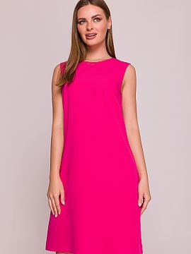 Daydress Stylove  Elegant dress made of smooth, slightly stretchy fabric with a satin finish, which gently shines and gives the whole a unique character. The 