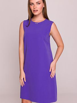 Daydress Stylove  Elegant dress made of smooth, slightly stretchy fabric with a satin finish, which gently shines and gives the whole a unique character. A mo