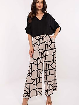 Women's pants Sublevel  Light and comfortable women\'s casual trousers are the perfect choice for everyday styling. Made of breathable, skin-friendly viscose, belon