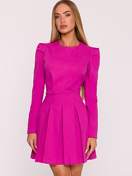 Daydress Moe  The dress made of fabric imitating denim is an elegant and modern proposal, perfect for many occasions. The material is slightly stiff, matt