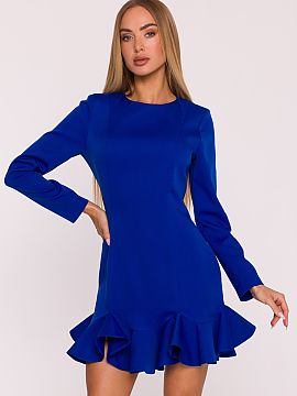 Cocktail dress Moe  A subtle and feminine dress made of smooth fabric with a matte finish is a perfect choice for many occasions. The simple form has been enric