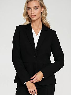 Jacket Nife  An elegant women\'s fitted jacket, tailored to the silhouette, is the perfect choice for women who appreciate classic style in a modern vers