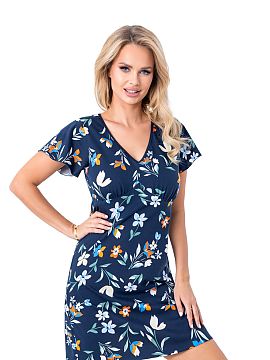 Nightshirt Donna  Comfortable knee-length nightshirt, designed in a loose cut that provides freedom of movement and comfort during sleep. Made of lightweight 