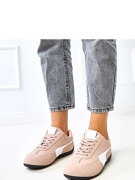 Sport Shoes Solea  Sport shoes with white accents are a fashionable and comfortable choice for everyday, urban styling. Made of ecological suede leather, they 