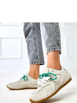 Sport Shoes Solea  Sporty lace-up shoes are a combination of comfort, classic style, and trendy design. Made of ecological suede leather, they ensure durabilit