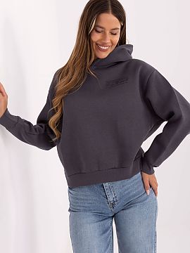 Sweatshirt Sublevel  Women\'s hoodie in a casual style, perfect for everyday occasions. Made of a blend of cotton and polyester, it provides comfort and pleasant