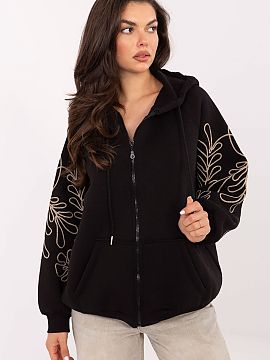 Sweatshirt Relevance  Women\'s hoodie in a casual style, perfect for everyday occasions. Made of high-quality cotton with a touch of elastane, it provides comfort