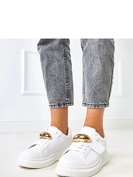 Sport Shoes Solea  Modern low-cut sports shoes made of durable eco-leather. The classic round toe and laces provide comfort and a perfect fit to the foot. The 