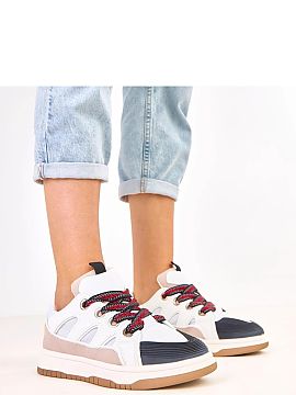 Sport Shoes Solea  Sport shoes with thick laces are a fashionable and comfortable model for everyday wear. Made of eco-leather, they combine durability with mo