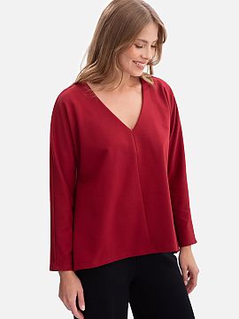 Blouse BeWear  Women\'s blouse made of smooth sweatshirt fabric with a weight of 260 g with looped underside, which is soft, breathable, and comfortable to