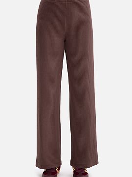 Women trousers BeWear  Women\'s trousers made of ribbed fabric weighing 250 g, which is soft, elastic and pleasant to wear. The model without pockets and lining, w