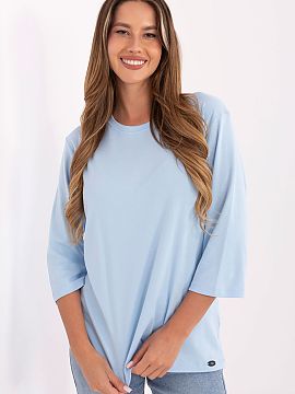 Blouse Relevance  Casual women\'s blouse with a smooth pattern is a universal proposition for everyday stylizations. Made of pleasant to the touch material, i