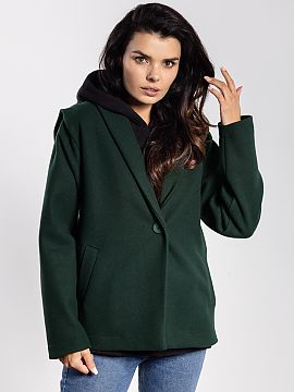 Jacket awama  Stylish women\'s fleece jacket is the perfect choice for colder autumn and winter days. The soft material provides comfort and durability, w