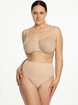 Fiji Julimex  Slimming high-waisted panties 471 Seamless are the perfect choice for women who value comfort combined with a subtle shaping effect. The hig