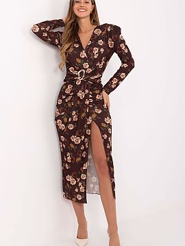 Cocktail dress Italy Moda  Stylish pencil dress is a perfect choice for special occasions. Made of a pleasant to the touch blend of viscose and polyester, it beautiful