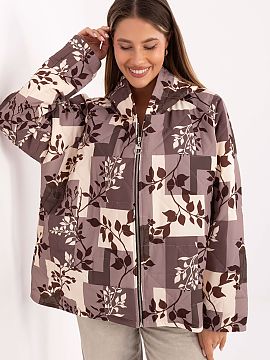 Jacket Italy Moda  Colorful and stylish quilted women\'s jacket is an ideal proposal for the autumn, winter, and spring season. Made of a high-quality blend of