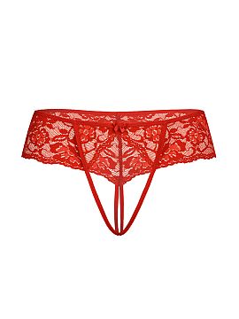 T-backs Teyli  These beautiful deep red thongs will be a perfect addition to your lingerie collection. Made of high-quality material, they provide not only