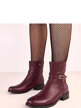 Botki Solea  Stylish and elegant ankle boots that combine classic form with fashionable details. Made of high-quality vegan leather, they delight with ae