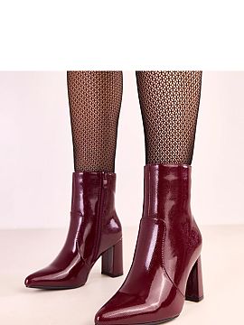 Heeled boots Solea  Elegant ankle boots that combine classic style with comfort. Made of high-quality eco-leather, they look stylish and are the perfect choice 