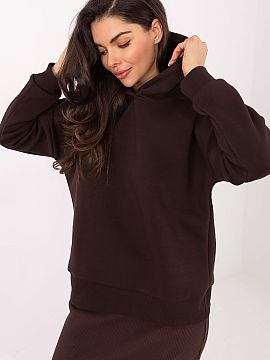 Sweatshirt Relevance  Comfortable women\'s sweatshirt pulled over the head with a casual character, ideal for everyday wear. Made of high-quality cotton with the 