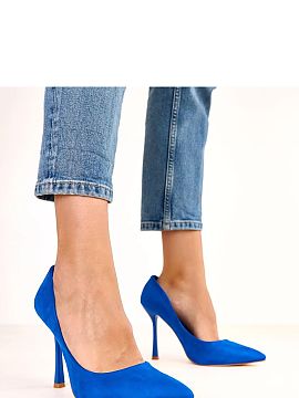 High heels Solea  Classic slip-on stilettos made of elegant ecological suede leather are a perfect choice for women who appreciate timeless style and feminine