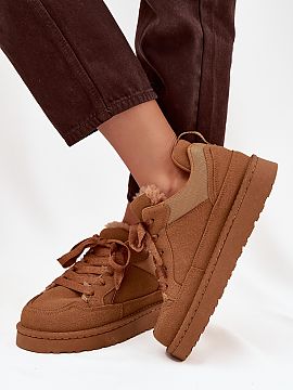 Sport Shoes Step in style  Women\'s sneakers made of eco suede. The model is set on a rubber sole, which provides good grip and stability while walking. Lacing allows 