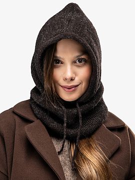 Balaclava awama  Warm balaclava with kid mohair and wool. Combines the comfort of a hat with the functionality of a neck gaiter. Made in a Polish knitting fa