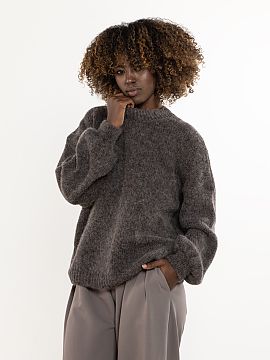 sweter awama  Women\'s sweater with long sleeves, made of wool and kid mohair. A proposal for women looking for natural warmth, softness, and minimalist s