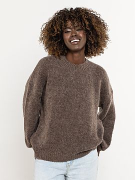 sweter awama  Women\'s sweater with long sleeves, made of wool and kid mohair. A proposal for women looking for natural warmth, softness, and minimalist s