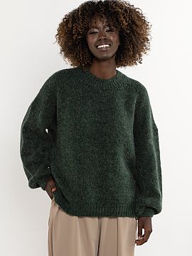 sweter awama  Women\'s sweater with long sleeves, made of wool and kid mohair. A proposal for women looking for natural warmth, softness, and minimalist s