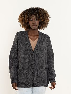 Cardigan awama  Cardigan buttoned with wool in a basic cut. A proposal for women who appreciate simplicity, softness, and functionality. Sewn in Poland with