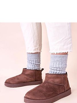 Snow boots Solea  Get ready for the winter months with our special women\'s snow boots from the Gemre brand. The Chocolate Elriee snow boots with fur are a co