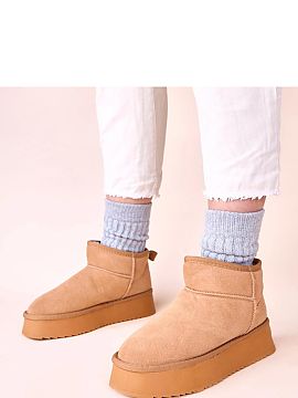 Snow boots Solea  Discover style and comfort in one with brown snow boots made of natural suede Armona from the Gemre brand. These unique women\'s snow boots 