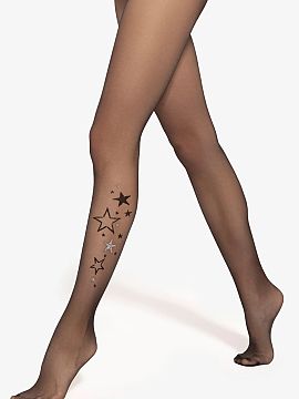 Tights Gatta  Pantyhose 20 DEN made of shiny fabric, which gives the legs an elegant and subtle glow. The model has a delicate, subtle pattern that adds r